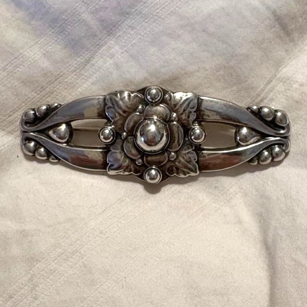Georg Jensen. Sterling Silver Brooch #99 - Denmark.